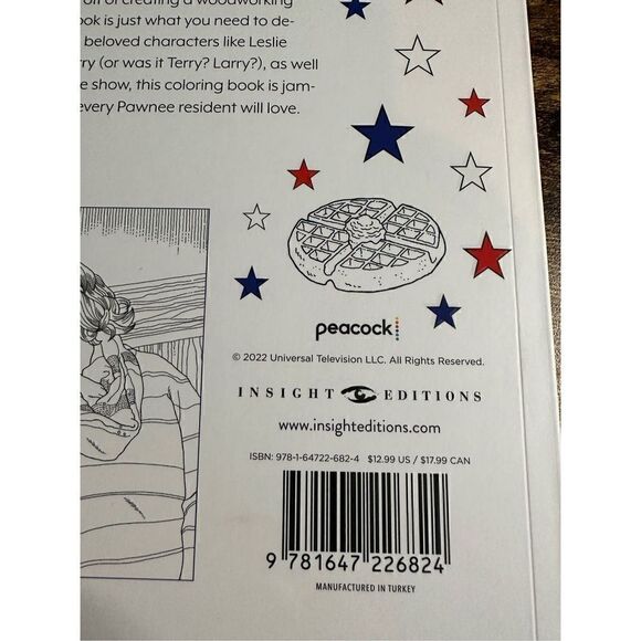 Parks and Recreation: The Official Coloring Book: Coloring Books for Adults New - Picture 4 of 5